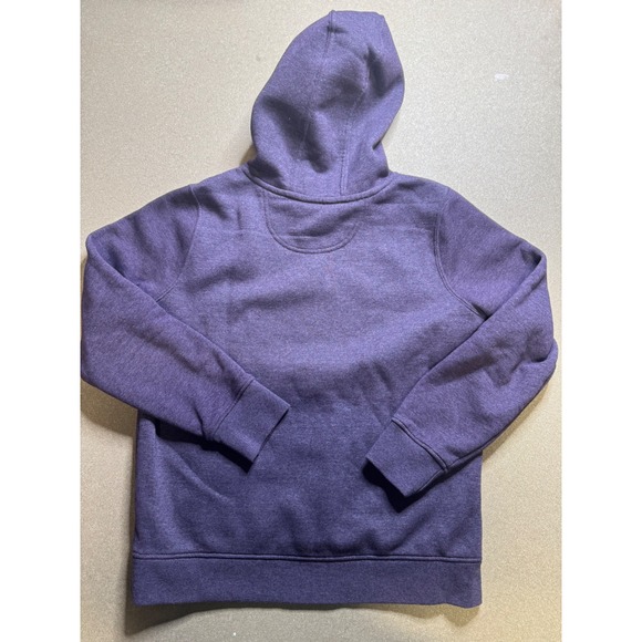 Carhartt Purple Hoodie Womens Relaxed Fit Pullover Sweatshirt - Picture 6 of 6